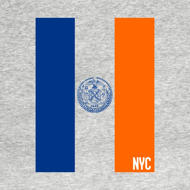 The flag of New York CIty by mplusshift2